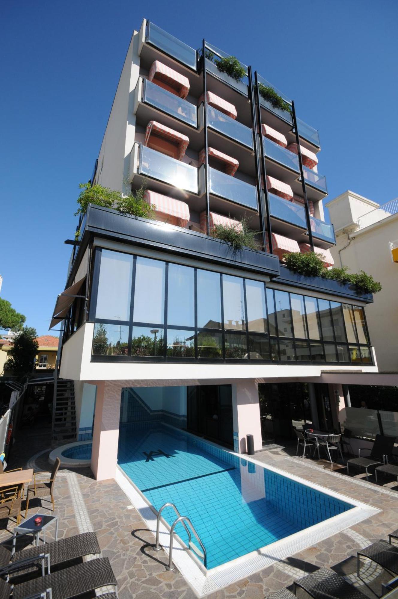 Hotel Ambassador Riccione Exterior foto